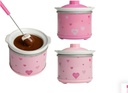 Paris~Hilton Portable Mini Slow Cookers, Small Dip and Food Warmers, Set of 2, Pink