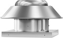 Roof Axial Makeup Air Unit Direct Drive Downblast Roof Air Supply Fan -26" Base, 1/3 HP 115 Volt Single Phase Motor 2400 CFM, ETL Listed