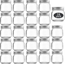 TANGLONG Mason Jars 8 oz Set of 24, Small Glass Jars with Lids For Spice, Jelly, Jam, Honey, Pickles, Wedding Shower Favors
