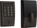 Schlage Encode Smart WiFi Deadbolt Lock for Front Door - Keyless Entry with App or Touchscreen - Works with Alexa, Hey Google, & Airbnb - Create Codes for Guests - Aged Bronze