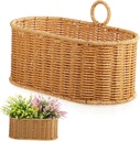 VALICLUD Ginger Storage Wall Basket for Fruits and Vegetables Woven Hanging Organizer for Kitchen and Home Stylish and Functional Wall Hanging Planter for Flowers and Produce