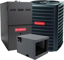 Goodman 2 TON 14.5 SEER2 Horizontal R-32 AC System with 80% AFUE 80k BTU furnace (GLXS4BA2410 condenser with GM9S800804BN furnace and CHPTA2426B3 coil)