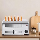 6-Slice Commercial Toaster Bread Baking Machine,201 Stainless Steel Electric Toaster Machine,Cool Touch Toaster for Home,Restaurant,Bakery,110V 1680W