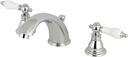Kingston Brass KB961APL American Patriot Widespread Bathroom Faucet, 5-3/4", Polished Chrome