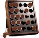 pods holder, K Cup Holder, Kcup Coffee Pods, Wooden Holders Holds 25, Storage Rack Made Of Wood And Acrylic