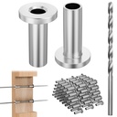 Cable Railing Protector Sleeves - 120 Pack T316 Stainless Steel Protective Sleeves - 1/8" 3/16" 5/32" Deck Cable Railing Hardware Kit for Wood Posts