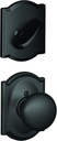 Schlage Lock Company F59PLY622CAM Plymouth Interior Pack Knob Set with Single Cylinder Deadbolt, Matte Black