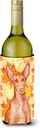 Caroline's Treasures BB9976LITERK Pharaoh Hound Fall Wine Bottle Hugger, Yellow Bottle Cooler Sleeve Hugger Machine Washable Collapsible Insulator Beverage Insulated Holder