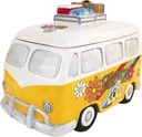 Blue Sky Ceramics Love Van Cookie Jar, Multi (20390)