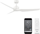 WAC F-056-MW Stella 60" Outdoor Ceiling Fan with Remote Control, Matte White