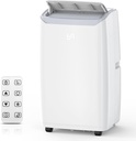14000Btu Portable Air Conditioner Cools up to 750 Sq.Ft, 3-in-1 Quiet Portable AC Unit with Remote Control & Installation Kits for Large Room, 3 Speed, Auto Swing, 24H Timer