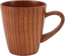 Japanese Culture Wooden Tea Cups for Drinking Tea Coffee Sake Hot Drinks Solid Wood Teacups, Unique Design, Versatile Usage (1PC)
