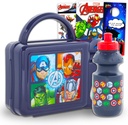 Marvel Avengers Lunch Box Set - Bundle with Bento Lunch Box, Superhero Water Bottle, Stickers, Tattoos, More Meal Container Kit for Kids