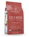 Lifeboost Dark Cold Brew Coffee - Single Origin Non-GMO USDA Organic Low Acid Coarse Ground Coffee for Cold Brew - 3rd Party Tested For Mycotoxins & Pesticides - 12 Ounces