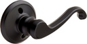 Callington Right Handed Lever Non-Turning Lock, Matte Black (F170 CLT 622 RH)