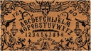 Juvale Ouija Board Front Door Mat - Brown Spooky & Funny Welcome Mat for Porch, Patio, and Entryways, (30 x 17 in) (Weather-Resistant) - Halloween Doormat