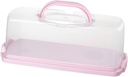 Reusable Bread Storage Box Lid Portable Rectangular Bread Keeper for Home Use for Cakes and Toasts