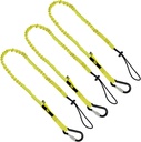 3 Foot Safety Tool Lanyard, Tough Scaffold Hard Hat Lanyard with Carabiner, Adjustable Loop End, Ultra-Durable, Premium Quality Materials Ideal for Scaffold, Tools, Construction 3PK Yellow (0923YS)