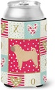 Caroline's Treasures CK5952CC Shar Pei Love Can or Bottle Hugger Cooler Washable Drink Sleeve Collapsible Beverage Insulated Holder, Can Hugger, Multicolor