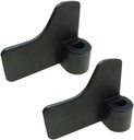 Mayata 2Pcs three Specifications Non Stick Breadmaker Paddles 1.8x5.7cm, Black Stainless Steel Loaf Maker Kneading Blade Replacement For Bread Machine