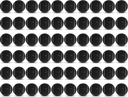 Macarrie 60 Pieces Precut Tennis Bulk Tennis Balls for Chairs Heavy Duty Long Lasting Glide Coverings for Classroom Furniture Legs Protectors and Floor Protection(Black)