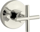 Kohler K-T14491-3-SN 1-Handle Cross Diverter Transfer Valve Trim Polished Nickel