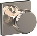 Schlage Custom FC21 BWE 618 COL Bowery Knob with Collins Trim Hall-Closet and Bed-Bath Lock, Polished Nickel
