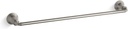 KOHLER K-10551-BN Devonshire 24-Inch Bathroom Towel Bar, Installation Tools Included, Corrosion Resistant, Brushed Nickel