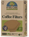 IF YOU CARE Coffee Filters No. 4 100.0 PC(Pack of 4)4