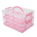 Clear Cake Carrier Box Reusable Decorative Storage for and Pastries Stylish Two Design Color for Special Occasions and Events Easy to Clean and Maintain