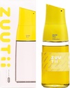 Zuutii Olive Oil Dispenser - Drip Free Spout Bottle for Kitchen Glass Oil and Vinegar Dispenser - Lemon Yellow