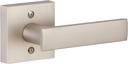 Sure-Loc CT100 Cortina Non-Turning One-Sided Dummy Door Lever with Square Rose - Satin Nickel