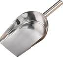 Multi-Purpose Stainless Steel Utility Scoop 11.8 Inch Ice Shovel and Flour Scoop for Kitchen Candy Grain and Food Service Use