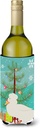 Caroline's Treasures BB9224LITERK Crested Duck Christmas Wine Bottle Hugger, Teal Bottle Cooler Sleeve Hugger Machine Washable Collapsible Insulator Beverage Insulated Holder