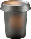 Someho Kiln 359-14-543 Ceramic Fin Sake Cup, Black with Lid, Black, Approx. 6.8 fl oz (200 ml)