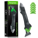 Caulking Tool 3 in 1 Caulking Grout Removal Sealant Finishing Tool Bathtub Caulk with Stainless Head, Caulk Remover Glass Glue Angle Scraper for Bathroom, Kitchen,Floor,Window,Sink Joint,Frames