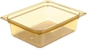 Carlisle FoodService Products 10421B13 StorPlus High Heat Food Pan, 4" Deep, Half Size, Amber