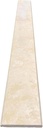 Tenedos Durango Cream Filled & Honed Ivory Light Travertine Marble Stone Threshold 4"x36" – Premium Natural Stone for Doorways, Transitions, Step Edges