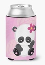 Caroline's Treasures BB6799CC Hey Ya'll Panda Can or Bottle Hugger Cooler Washable Drink Sleeve Collapsible Beverage Insulated Holder, Can Hugger, Multicolor
