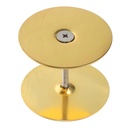 Zerodeko Door Lock Hole Filler Plate Securitylatch Cover Stainless Steel Hole Filler for Home