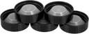 VOSAREA 5pcs Plastic Screw Caps for Glass Growler Bottles Sealing Lids for Beer Water and Beverages Reliable Replacement Caps for Brewing and Storage