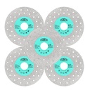 Rock Slab Grinding Disc - 4.5 inch Glass Cutter Disc (5pcs), Granite Cutting Blade, Diamond Grinder Wheel for Rock Slab, Stone, Tile, Marble, Granite, Glass Diamond Saw Blades