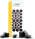 SoftTouch 46 Pack Assorted Size Self-Adhesive Felt Pads - Multi-Surface Protectors for Furniture, Countertops & Appliances - Scratch & Noise Reducing - Brown
