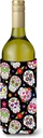 Caroline's Treasures BB5116LITERK Day of The Dead Black Wine Bottle Hugger Bottle Cooler Sleeve Hugger Machine Washable Collapsible Insulator Beverage Insulated Holder