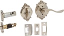 Schlage Lock Company F59ACC619BRKRH Accent Right Handed Interior Pack Lever Set with Single C, Satin Nickel