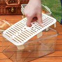 10.3"*6.5"*4.5" | Mess Free Breading Shaker Containe Wings