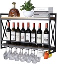 Organize Kitchen Metal Wine Racks Wall Holder | Vintage Wine Bottle Holder Wall Mounted | Storage Display Shelves,Commercial Cellars Clubs