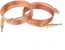2pcs/set 39.5" Gas Heater Thermocouple 098514-01 Solid Copper Replacement for LP Vent Free Wall Heater Comfort Fireplace