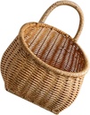 LIFKOME Woven Storage Basket Fruit Vegetable Basket for Kitchen Material Soft Texture Wall-mounted Hanging Planter