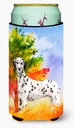 Caroline's Treasures CK1945TBC Fall Dalmatian Tall Boy Hugger Can Cooler Sleeve Hugger Machine Washable Drink Sleeve Hugger Collapsible Insulator Beverage Insulated Holder
